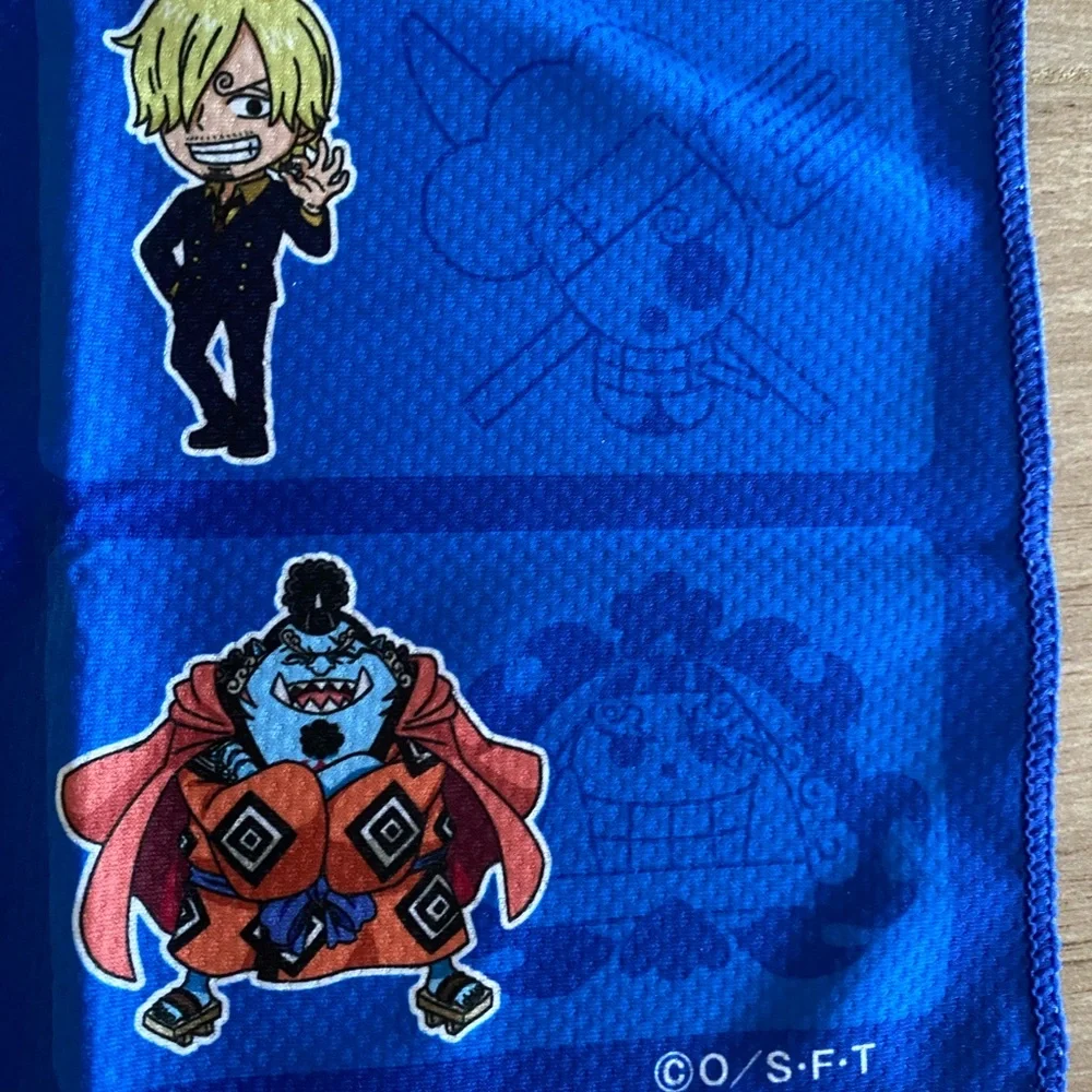 New Anime One Piece Mini Cooling Towel - Chibi Crew Art
